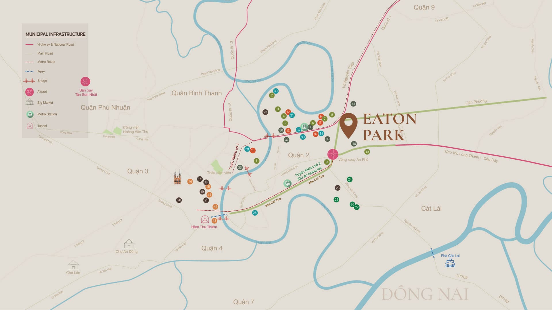 VỊ TRÍ EATON PARK