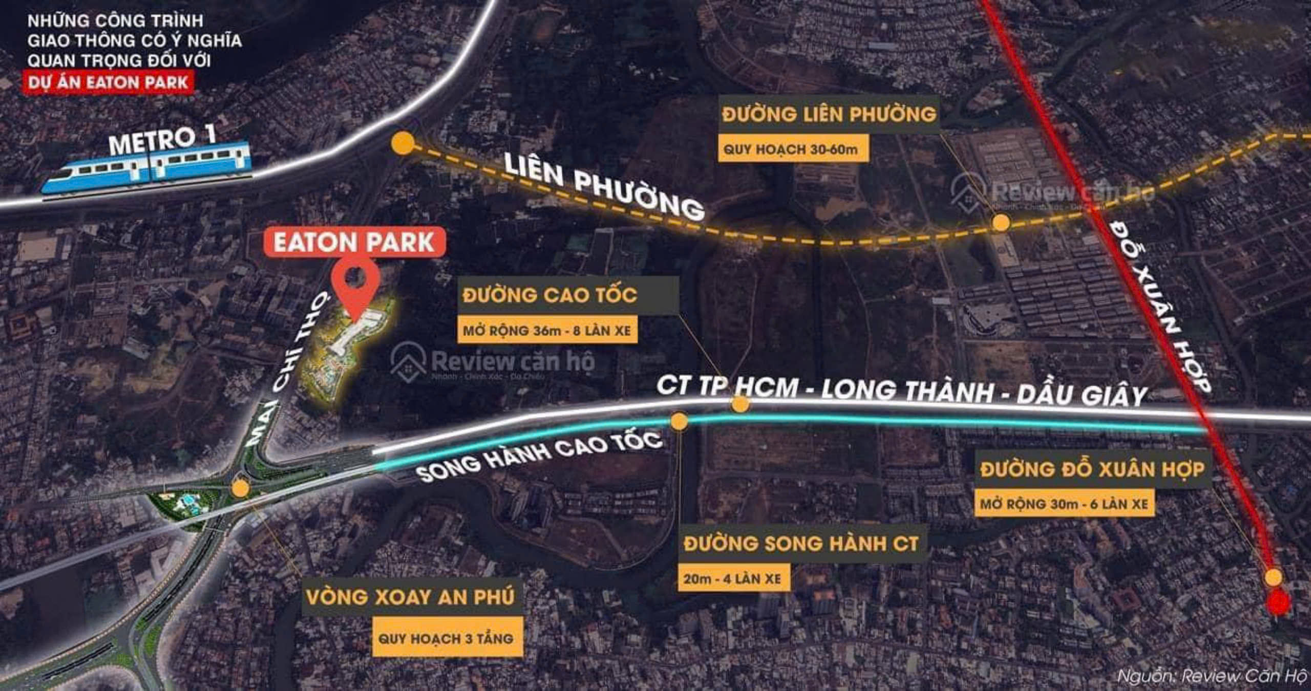 Vị trí dự án căn hộ Eaton Park