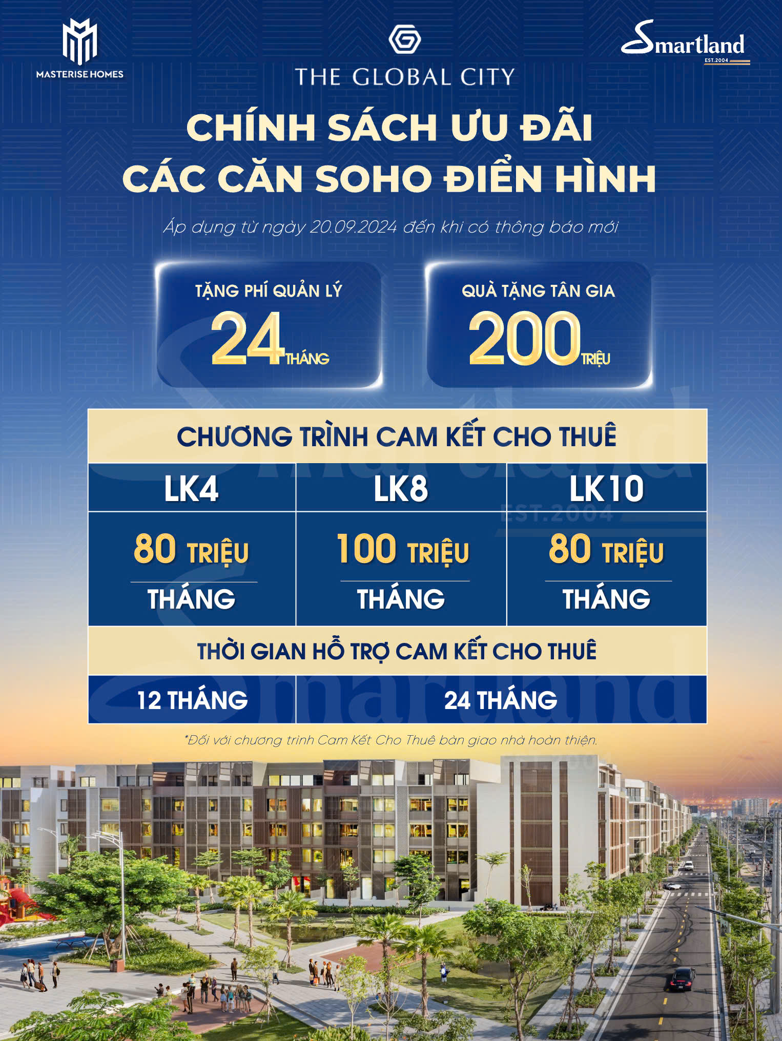 Chính sách bán hàng dự án The Global City